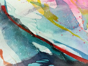 Levendige, vloeiende kleuren