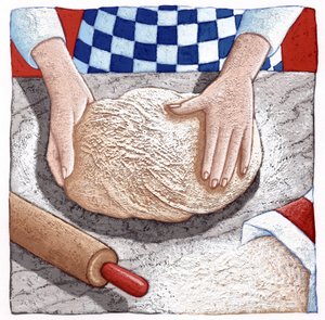 Het deeg voorbereiden
