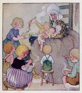 Kinderliedje: Er Was Een Oude Vrouw Die In Een Schoen Woonde door Anne (after) Anderson