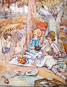 De Picknick door Anne Anderson