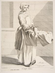 Visverkoper, 1738