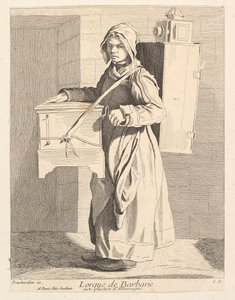 Draaiorgelman door Anne Claude Philippe de Caylus