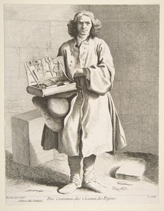 Verkoper van Messen, Scharen en Kammen, 1742