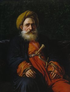 Portret van de Katchef Dahouth, christelijke Mameluke, 1804 door Anne Louis Girodet de Roucy Trioson