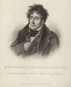Portret van vicomte de Chateaubriand