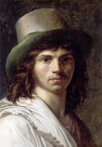 Zelfportret, 1795 door Anne Louis Girodet de Roucy Trioson