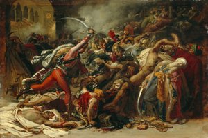 De Opstand van Caïro, c.1810 door Anne Louis Girodet de Roucy Trioson