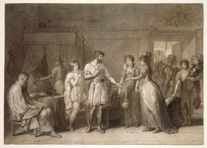 Bayard weigert de cadeaus van zijn gastvrouw, in Brescia