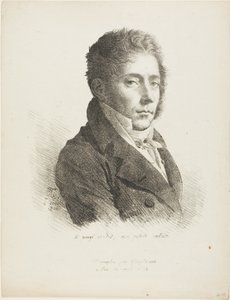 Portret van Coupin de la Couperie door Anne Louis Girodet de Roussy Trioson