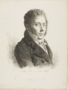 Portret van Coupin de la Couperie door Anne Louis Girodet de Roussy Trioson