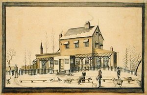 Angelica, Winter van 1814 door Anne Marguerite Hyde de Neuville