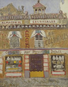Een winkelpui, Granada door Anne Redpath