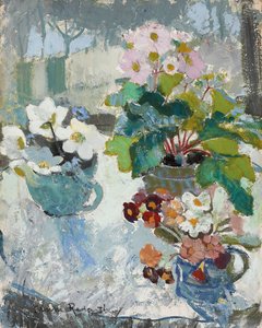 Eerste bloemen, ca. 1947