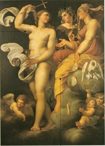 Allegorie van theologische deugden door Annibale Carracci