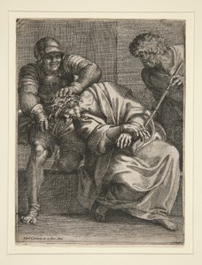 Christus Gekroond met Doornen door Annibale Carracci