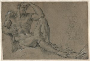Hercules Rustend (recto); Voetvat met Handvat (verso)