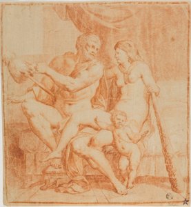 Hercules en Iole door Annibale Carracci