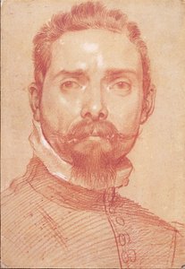 Portret man door Annibale Carracci