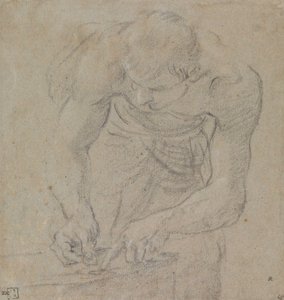 Man die munten telt door Annibale Carracci