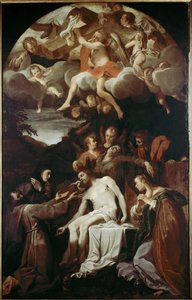 Piëta met Sint Clara, Sint Franciscus, Sint Maria Magdalena en Sint Johannes