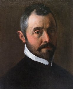 Portret van een man door Annibale Carracci