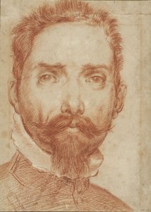 Portret van de luitspeler Giulio Mascheroni door Annibale Carracci
