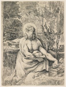 Sint Hiëronymus in de Wildernis, ca. 1591