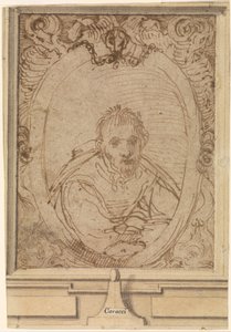 Zelfportret door Annibale Carracci