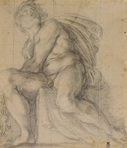 Studeren voor een ignudo door Annibale Carracci