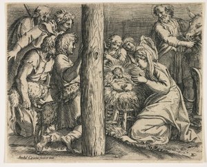 De aanbidding van de herders, c.1606