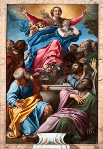 De Hemelvaart van de Maagd door Annibale Carracci