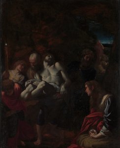 De begrafenis van Christus door Annibale Carracci