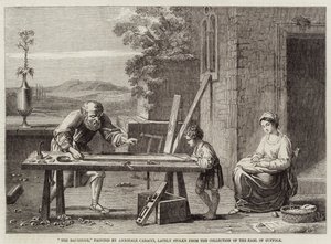 De Raboteur door Annibale Carracci