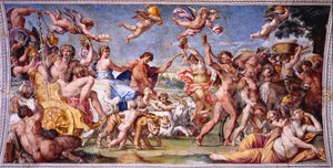Triomf van Bacchus en Ariadne door Annibale Carracci