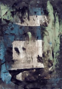 Moderne blauwgroene lagen