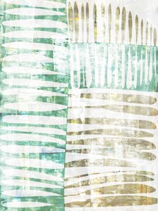 Organische blauwgroene geometrie
