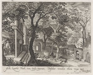 Apollo en Leucothea door Anonymous