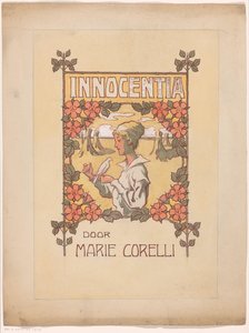 Bandontwerp voor: Marie Corelli, Innocentia: droomleven en werkelijkheid (Innocence), 1915