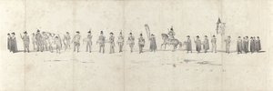 Begrafenis van wijlen koning Willem II te Delft op 4 april 1849 (blad 3) door Anonymous