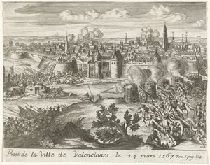 Beleg van Valenciennes, 1567 door Anonymous