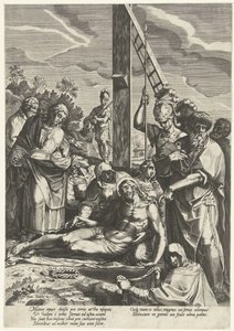 Bewening van Christus onder het kruis door Anonymous