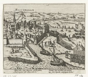 Bossu valt Rotterdam binnen, 1572