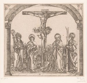 Christus aan het kruis door Anonymous
