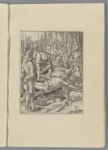 Christus aan het kruis genageld (De kleine Passie)