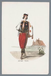 Costume Polka door Anonymous