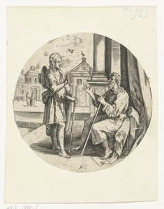 De afscheidswoorden van Tobit aan zijn zoon Tobias door Anonymous