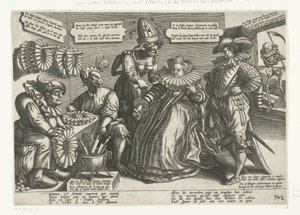 Diaboli partus superbia / Hoovaardije des Duyvels broersel door Anonymous