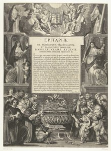 Epitaaf voor Isabella Clara Eugenia, 1633 door Anonymous