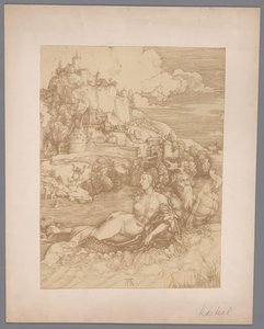 Ontvoering door het zeemonster door Albrecht Dürer door Anonymous