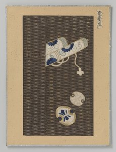Fragment textiel door Anonymous